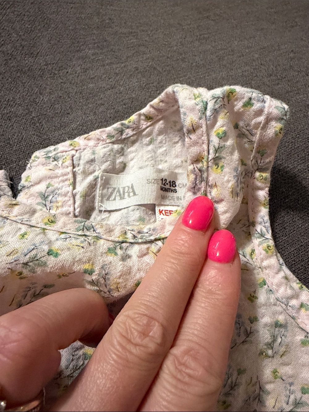 Zara Pale Yellow Floral Girls' Shorts Set - Picture 2 of 2
